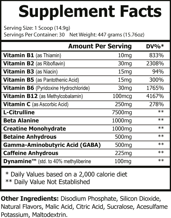 Pre Workout (Tropical Sunrise)