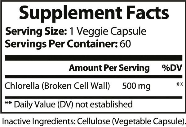 Chlorella Broken Cell Wall Algae