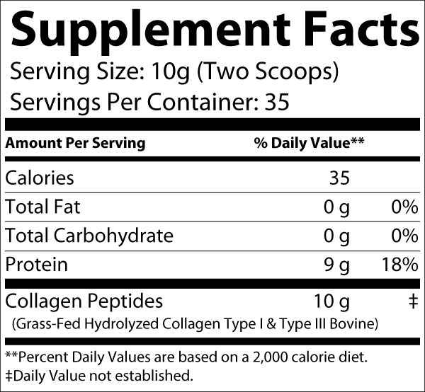 Collagen Type 1 & 3 Grass Fed